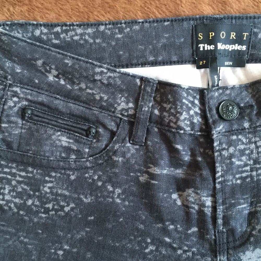 The Kooples printed skinny jeans, size 27